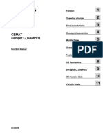 Siemens CEMAT C_DAMPER_009 manual