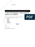 Bir Salarios Las Empresas en Colombia - DOC 1