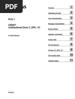 Pcs 7 Cemat Unidirectional Drive C - DRV - 1D