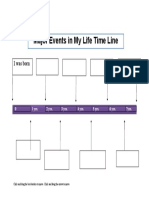 Editable Personal My Life Time Line Template Free