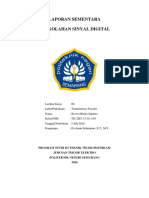 09 KevinMazdaSaputra TK-2B LaporanSementaraJob6TransformasiFourier PDF