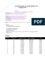 Matlab Code For Graphical Development of Rayleigh Line