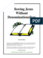 Following Jesus Without Denominationalism