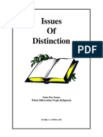 Issues of Distinction