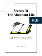 Secrets of The Abundant Life