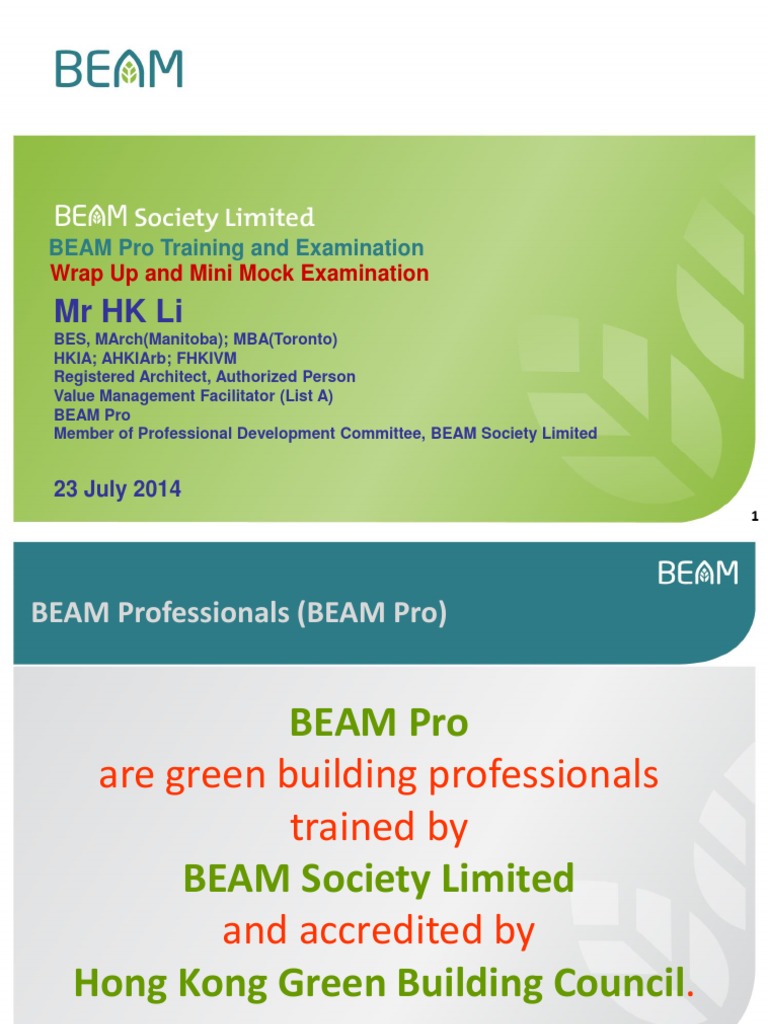 BEAM Pro Training and Exam Overview | PDF | Solar Power | Photovoltaics