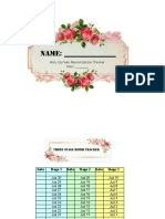 Name: - : Holy Qur'aan Memorization Tracker Year