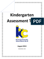 Kindergarten Assessment Tool