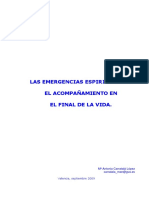 Las Emergencias Espirituales y El Acompañamiento en El Final de La Vida