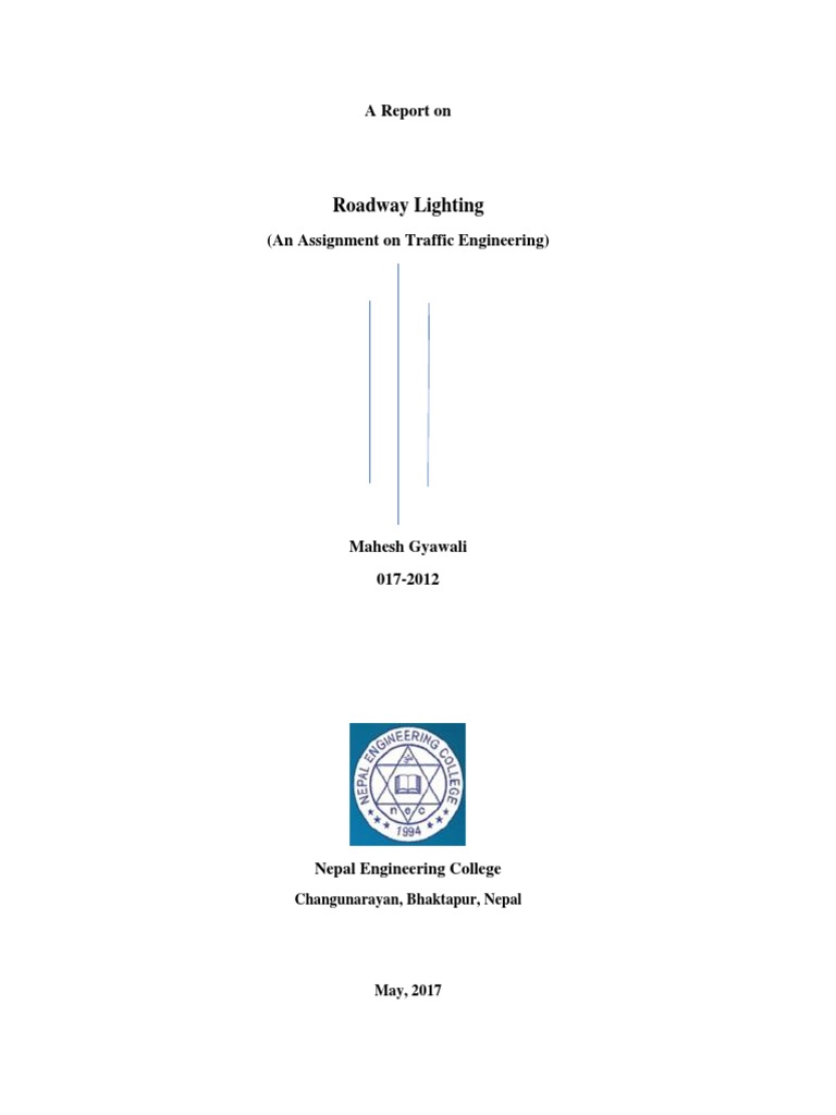 Roadway Lighting Report 2017 | PDF | Lighting | Traffic