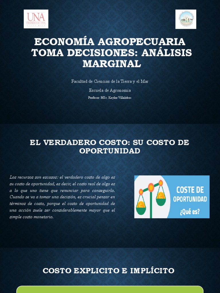 Toma de Decisiones-Analisis Marginal | PDF | Costo marginal | Costo de ...
