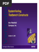 SystemVerilog Testbench Constructs - Synopsys