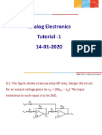 Tutorial 1 14012020