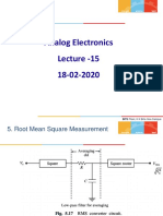 Analog Electronics Lecture Notes on Oscillators and Amplitude Modulation
