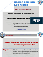 Zapatas, Partidas y Metrados PDF