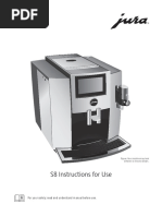 Jura s8 User Manual PDF