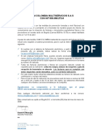 Comunicado Radicacion Facturas Proveedores - 30-03-2020