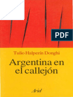 Halperín Donghi, Tulio. - Argentina en el callejón [2006]