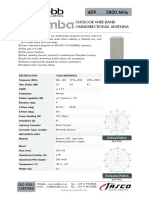 Outdoor Wide-Band Omni-Directional Antenna: ISO 9001 Certified