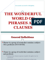 Phrases and Clauses Explained