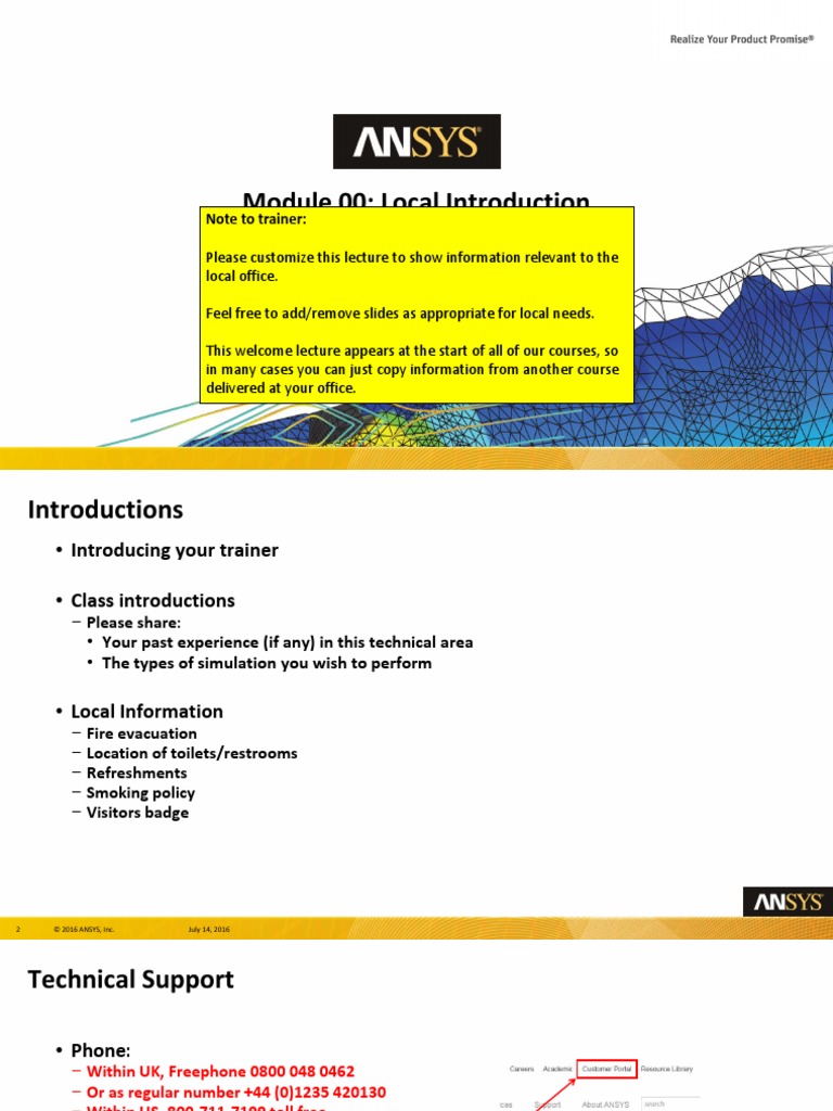 Module 00: Local Introduction: ANSYS Mechanical Heat Transfer | PDF ...
