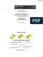 (1) PEF5750 - 2017 - Aula 4 - Parametric Surfaces - Equilibrium of Membranes - Minimum Surfaces