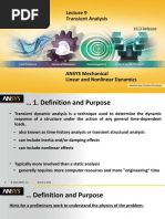 Transient Analysis: ANSYS Mechanical Linear and Nonlinear Dynamics