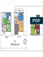 20' Wide Road: Ground Floor Plan 1St Floor Plan