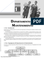 Departamento de Mantenimiento