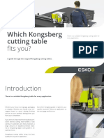 Which Kongsberg Cutting Table: Fits You?
