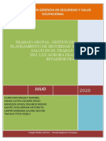 Gestión de la seguridad y salud en el trabajo