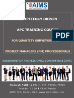 Aims QS & PM Apc Course - Apr 2020