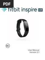 Manual Inspire HR en US PDF