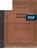 CDN-VEH-D114 Repair Manual Trucks 3-4 Ton 4x4 Dodge Cargo M37 CDN Commando M42 CDN Ambulance M43 CDN 1954