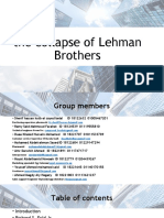 The collapse of Lehman Brothers