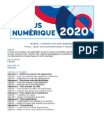 Campus Numerique 2020 - Module - Construire Unite Didactique PDF