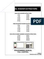 Industrial Washer Extractors: Programming Manual Full Control