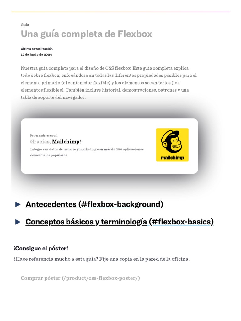 Guía Completa de CSS Flexbox | PDF | Hojas de estilo en cascada | Software