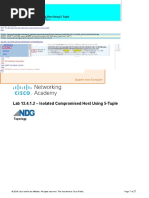 12 - 4 - 1 - 2 Lab Isolate Compromised Host Using 5-Tuple