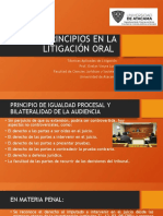 Principios de la litigación oral