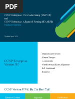 CCNP Enterprise Core Networking ENCOR & ENARSI Product Overview