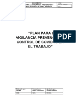 PLAN PARA LA VIGILANCIA PREVENCIÓN Y CONTROL DE COVID (MODELO) (Ing. Marin)