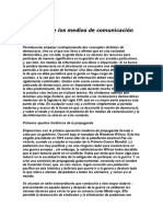 El Control de Los Medios de Comunicación