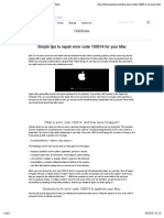Simple Tips To Repair Error Code 100014 For Your Mac PDF