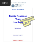 Special Response Team Handbook: Office of Investigations