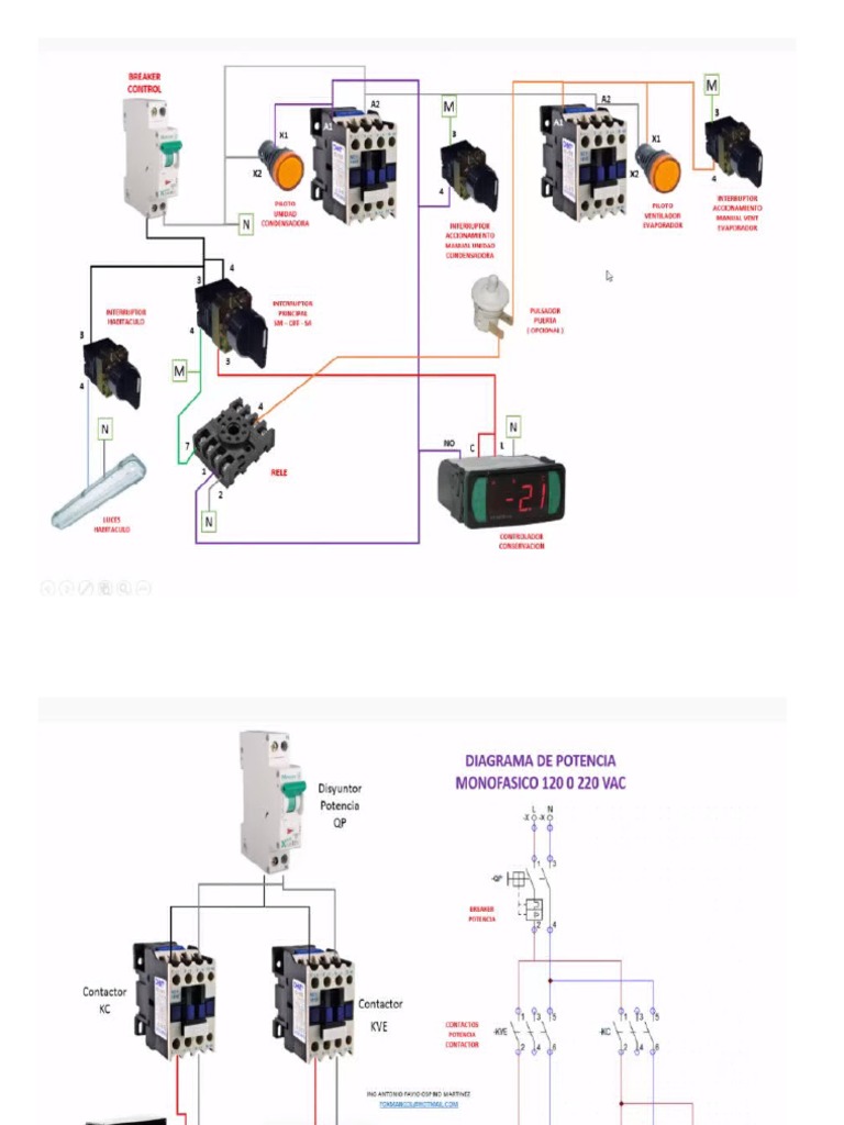 Top 46+ imagen diagramas eléctricos de cuartos fríos