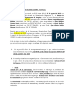 Reapertura Del Acta de Asamblea General Ordinaria - Ascociacion