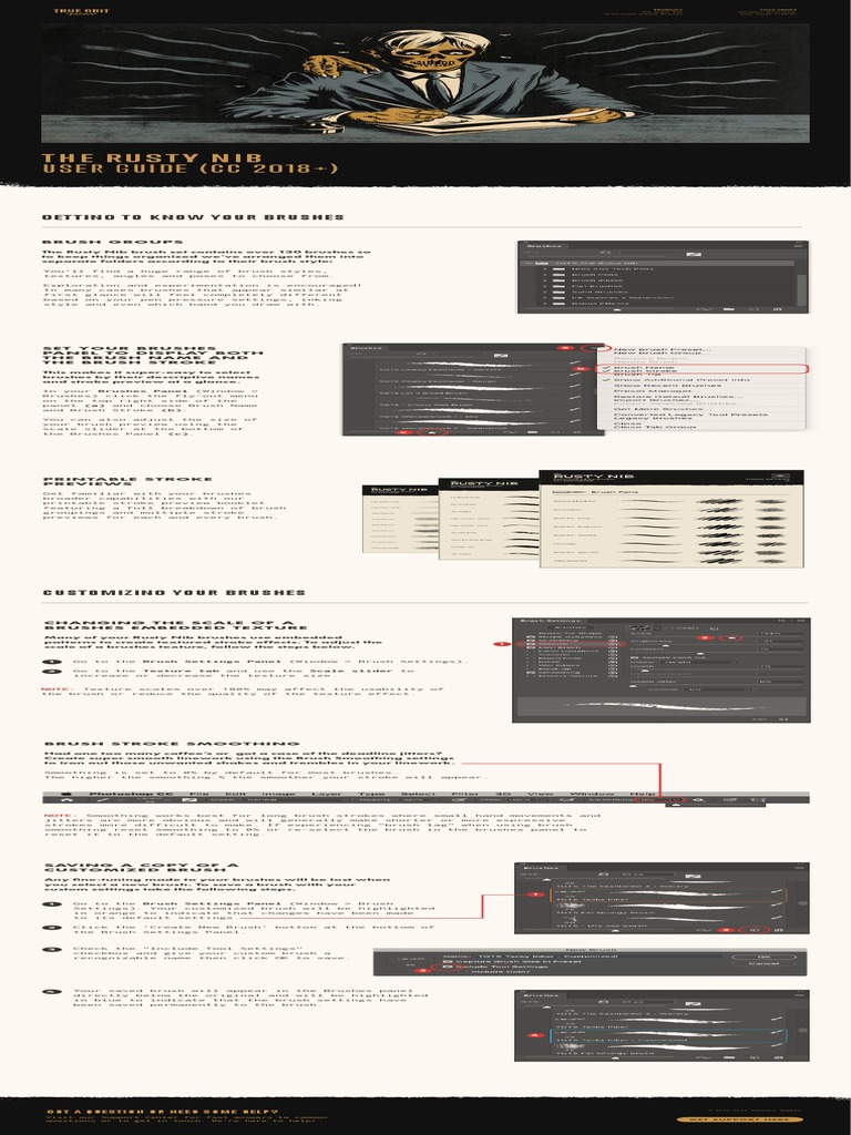 USER GUIDE (CC 2018+) : The Rusty Nib | PDF | Computing | Software