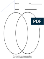 Compare and Contrast Graphic Organizer 3 PDF