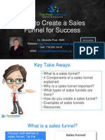 How To Create A Sales Funnel For Success: Dr. Michelle Post, Sms Website: Cell: 719-651-5415 Email